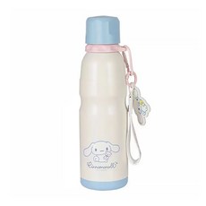 BEDDYBEAR 杯具熊 運動保溫杯 防滑杯墊 防嗆小口徑 SUS316內膽, 大耳狗 白色 + 淺藍色, 1個