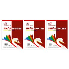 블루마토 A4 색상지 5-A COVER PAPER 25p, 10색, 3세트