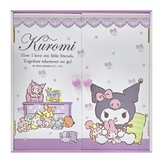 Sanrio 三麗鷗 酷洛米 拉門積木收納櫃, 溫暖的家 紫色