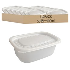 U&PACK 多功能密閉粥罐 大號 900ml, 1組, 50個