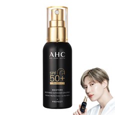 AHC 마스터즈 수딩 아웃도어 선스프레이 SPF50+ PA++++, 55ml, 1개