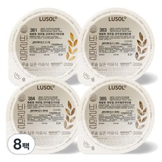 루솔 실온 이유식 바로밀 3단계 야채 세트, 단호박고구마진밥,한우청경채진밥,한우불고기진밥,한우애호박진밥, 120g, 8세트