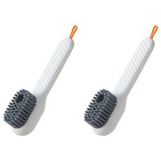 THE ZAKKA Rakuhome具噴灑功能清潔刷, 白色, 2個