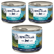 ZIWI Peak 滋益巔峰 經典系列 貓咪主食罐, 鯖魚羊肉, 185g, 3罐