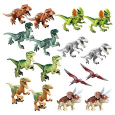 恐龍積木公仔8件組 1 77001, 2套