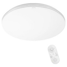 PHILIPS 飛利浦 靜欣 LED 調光調色吸頂燈 簡約版 80W, 白色