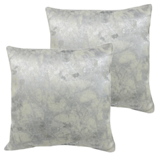 J&N 金宣抱枕 2入組 - 居家裝飾, 銀色