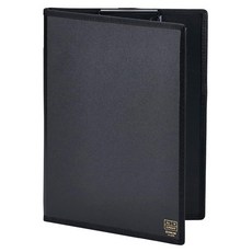 KING JIM ALL IN CLIPBOARD 口袋收納板夾 二折式收納款 5995-BK, 黑色, 1個