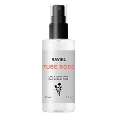 Raviel Tube Rose 頭髮身體香氛噴霧 80ml, 1瓶