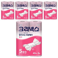 Kleenex 舒潔 可水洗衛生抹布 粉紅色, 90張, 5個