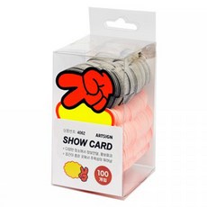 ARTSiGN 圖案造型便利貼 90*60mm 100入, V手勢空白款, 1入