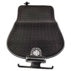 汽車涼感坐墊 萊卡布料 sebs材質, 黑色, 1個