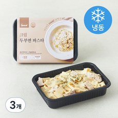 식스밀 크림 두부면 파스타 (냉동), 320g, 3개