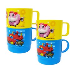 LE BARN 恐龍造型杯子 2 種 x 2件套, 混合顏色, 1套