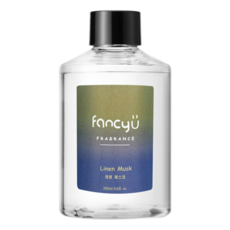 Fancy U 室內擴香補充瓶 200ml, 植萃精油, 亞麻麝香 Linen Musk, 1瓶