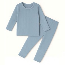 Ding Dong Dang Kids 羅紋棉質彈力9分居家服套裝