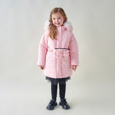 MARI N MORI 兒童Mellow雙色長版羽絨外套