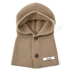 Robroco 女用日常連帽針織高爾夫巴拉克拉瓦頭套, 卡其色, 1個