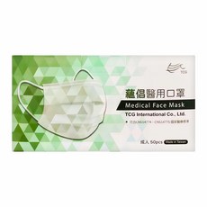 TCG 蘊倡 成人醫用口罩, 50張, 1個, 乾燥玫瑰