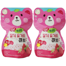 Organic Story Purummam優格塊, 2包, 草莓口味, 16g