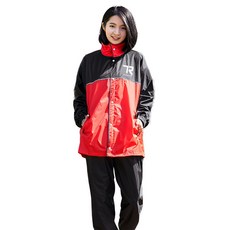 TDN RACING 迷幻超輕風雨衣 輕量化 台灣尼龍材質, 紅色, L