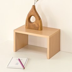 YANGJI BOOKCASE 雙腳置物架, 原木色, 1層