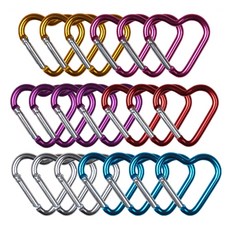 Camrouise鋁合金愛心登山扣 20入, 隨機發貨
