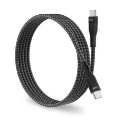 Riivan 240W Type-C-Type-C快充傳輸線, 黑色, 1個, 2m