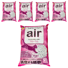 Super Cat 超級貓 Air3D立體紙砂, 花香, 6.5L, 5包