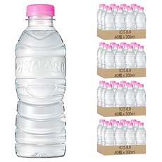 LOTTE 樂天 Chilsung Cider ICIS 8.0 無標籤礦泉水, 300ml, 160瓶