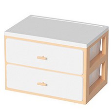 Booth Market整齊收納內衣襪子分類收納盒 黃色 2層, 1個