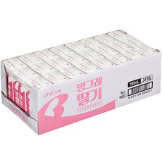 Binggrae 草莓牛奶, 190ml, 24入