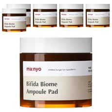 마녀공장 비피다 바이옴 앰플 패드 150ml, 70매입, 6개
