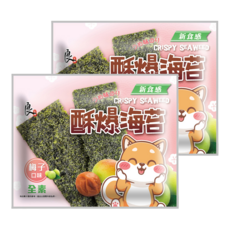 良澔 酥爆海苔 梅子口味, 32g, 2包