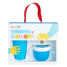 Munchkin 滿趣健 歡樂下午茶零食杯禮盒, 藍色, 1盒