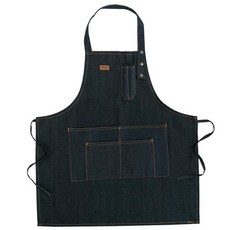 CofV 耐用生活防水丹寧圍裙, 黑色, 1個
