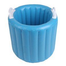 픽샵커머스 라이프스윗 풍선 다용도 캠핑 청소 바람식 양동이, 블루