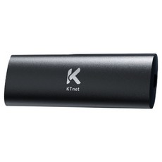 KTnet 廣鐸 EM500 M.2 SSD NVMe鋁合金外接盒 Type C - Type C, 10Gbps USB 3.2 Gen2, 112cm, 黑色, 1個