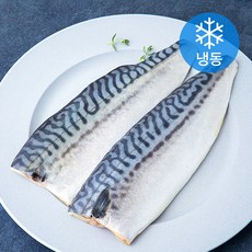 사랑해어 노르웨이 고등어 필렛 (냉동), 340g(특대), 1개