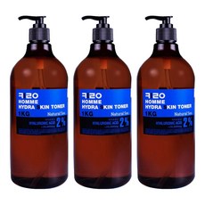 Natural Water Key Homme Hydra Skin, 1000g, 3個