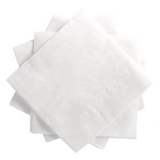 Napkin Factory 普通雞尾酒餐巾紙，8000 張, 白色, 1個, 8000入