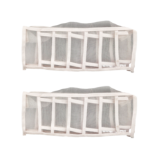 收納王妃 網格收納盒7格 3入, 白色, 2組