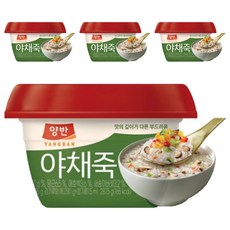 양반 야채죽, 287.5g, 4개