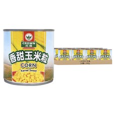 CROWN 克隆 香甜玉米粒, 285g, 24罐