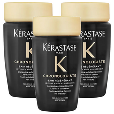 KERASTASE 巴黎卡詩 黑鑽極萃逆時淨髮浴 國際航空版, 80ml, 3瓶