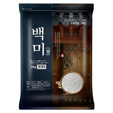 오리지널그레인 2025년산 햅쌀 백미, 상등급, 4kg, 1개