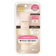 MEISHOKU 明色 MoistLabo保濕遮瑕精華BB霜 SPF50+ PA++++ (01自然), 01 白皙色, 30g, 1條