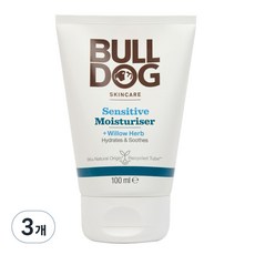 BULLDOG 敏感保濕霜, 100ml, 3個