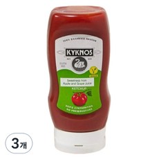 Kyknos 果汁調味的希臘番茄番茄醬, 3個, 360g