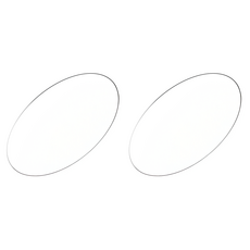 NUART Galaxy Watch 相容 9H 高強度全覆蓋鋼化玻璃螢幕保護貼套組 2入, 1組, 透明